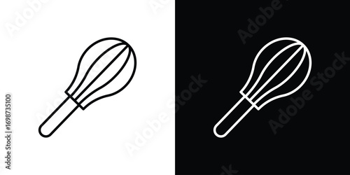 Beater icons. Stroke line art icons