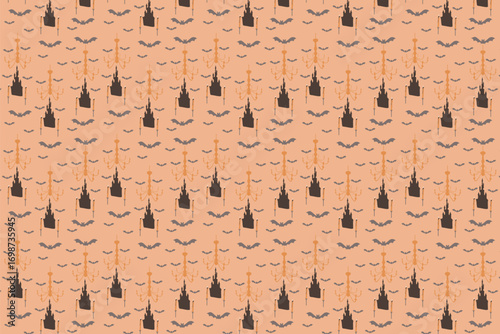 Muted Background pattern ideal for Halloween stationery and eerie home décor Fabric, Wallpaper, Gift Wrap, Stationery, Digital Paper