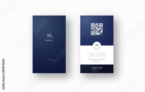 Stylish Business Card Template for Creative and Corporate Use