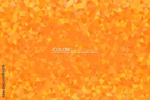 Abstract geometric background with a low poly crystal mosaic pattern, Colorful modern background