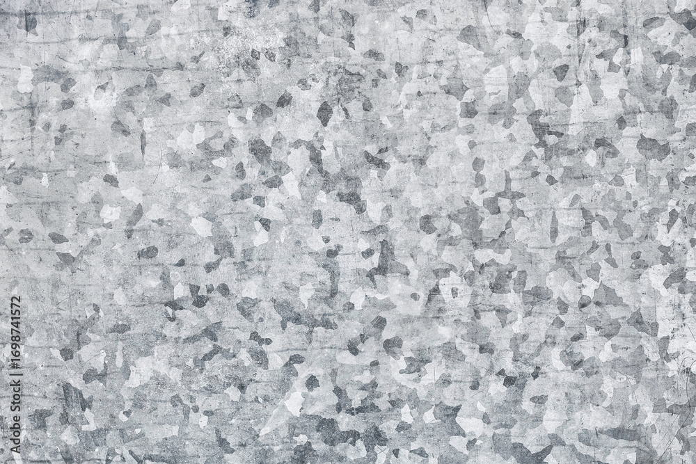 Fototapeta premium Galvanized iron detail pattern abstract metal texture background