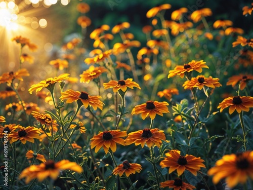 Golden Hour Black-Eyed Susans