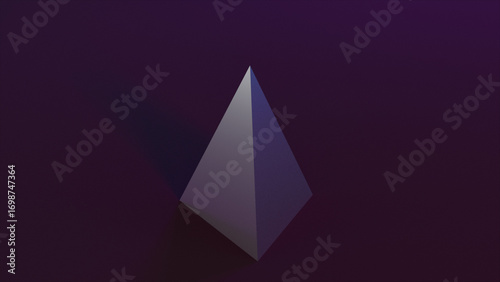3d render pyramide. Computer generated