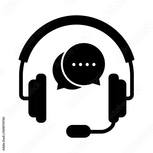 Customer Support Icon for providing assistance, resolving customer issues, and ensuring satisfaction with timely service and care.