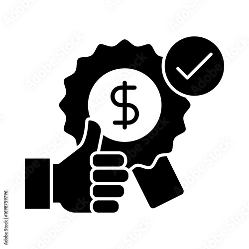 Best Price Icon for offering competitive pricing, special discounts, and value for money to attract consumers and increase sales.