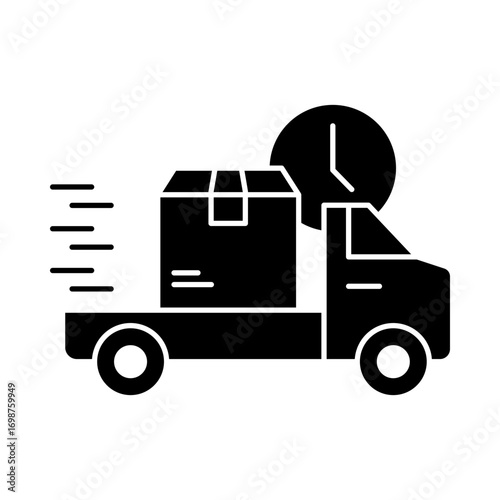 Order Delivery Icon for managing product shipments, tracking deliveries, and ensuring timely arrival of goods to customers.