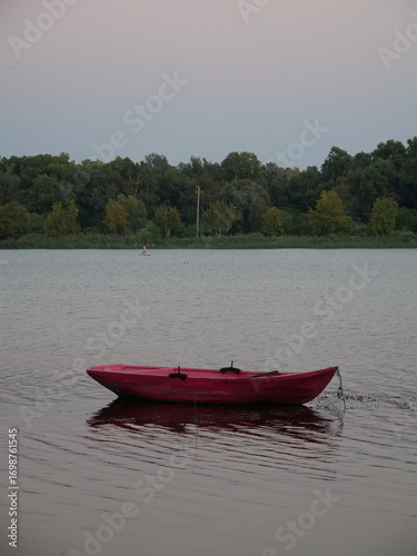 boat on the lake