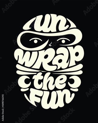Whimsical Halloween T-Shirt Design Unwrap The Fun Celebration