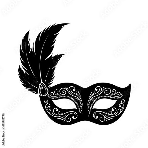 carnival mask vector illustration