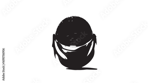 A detailed illustration of a professional dynamic microphone on a pure white background