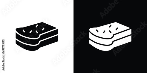 Sandwich icon. flat and line style collection.