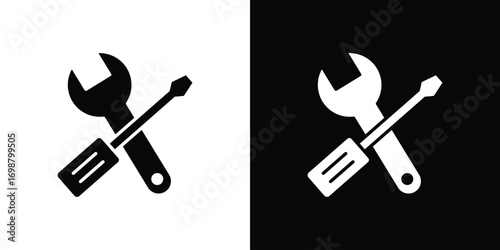 Repair icon. flat and line style collection.