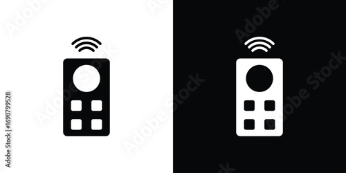 Remote control icon. flat and line style collection.