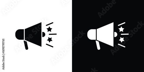 Promotion icon. flat and line style collection.