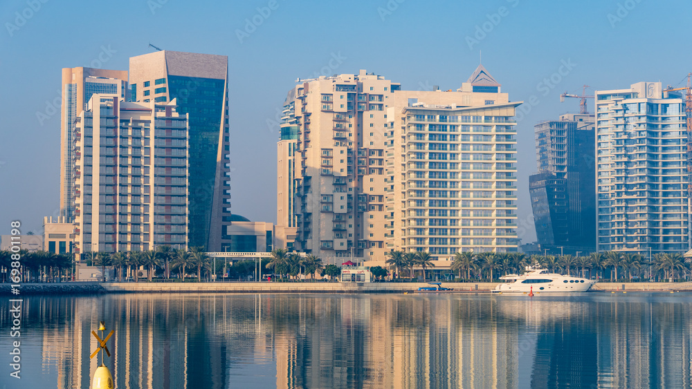 Fototapeta premium the newly developed lusail city 