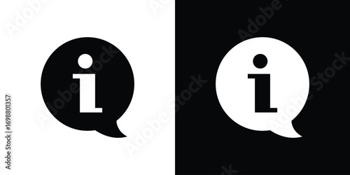 Info icon. flat and line style collection.