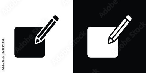 Edit icon. flat and line style collection.