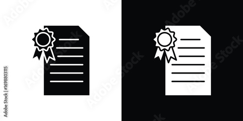 Diploma icon. flat and line style collection.