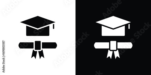 Degree icon. flat and line style collection.