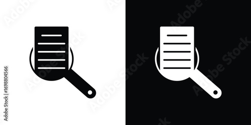 Audit icon. flat and line style collection.