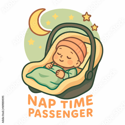 Rear Window Car Sticker- Sweet Dreams Little Traveler Peaceful Journey Awaiting New Adventures
