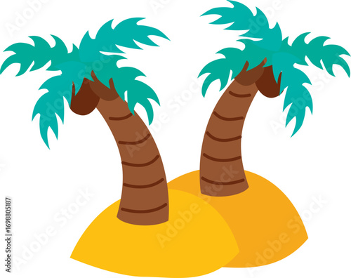 palm tree on the beach