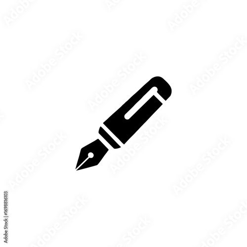 vector drawing of a pen