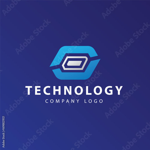 Minimalist technology company logo