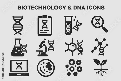 Biotech and Eco Lab Line Icons_simple_compose
