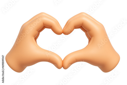 emoji hands forming heart gesture with tan skin tone