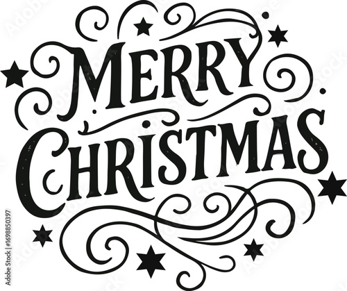Stylish Festive Greeting Typography Artwork