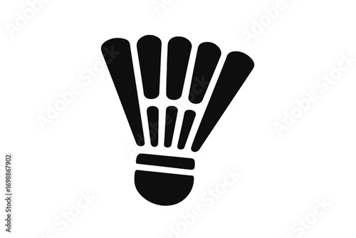 Badminton shuttlecock design representing the sport played in various locations around the world
