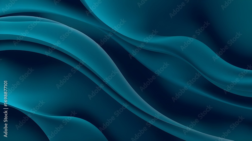 Obraz premium abstract blue wave background