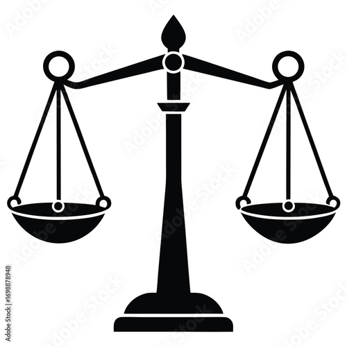 balance scale vector art