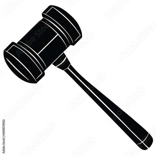 auction hammer vector art