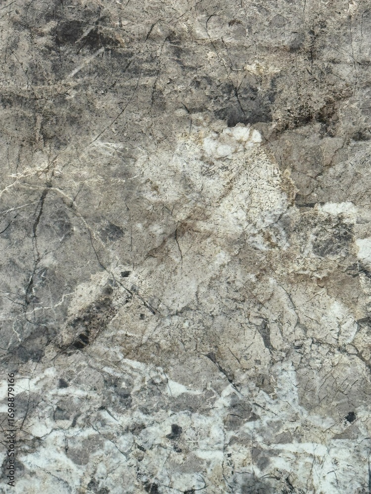 Naklejka premium Marble stone texture with natural veins and cracks. High resolution marble stone surface with natural grey and white veins. Abstract mineral background perfect for architecture, design, interior