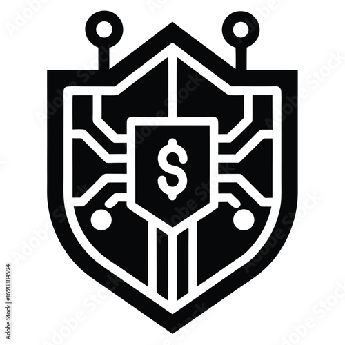 fintech app vector art