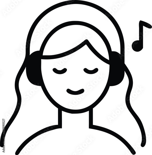 Stylized Line Art of a Person with Arms Raised in Celebration on White Background silhouette
