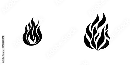 A bold and graphic fire flame silhouette, the Fiery Flame Icon is perfect for bringing energy, passion, and intensity to your designs