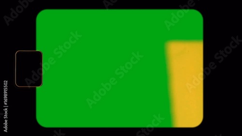 Old Film Scratch Effect Seamless Green Screen border, Video Overlay Burn Effect Background Loop