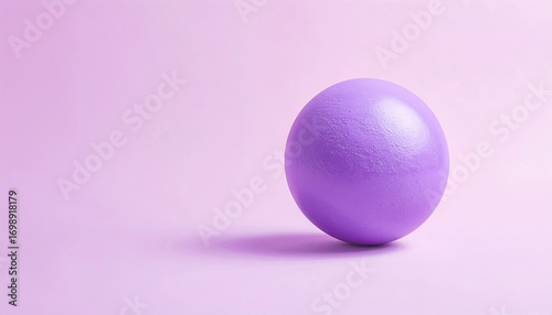 Purple Easter egg on pastel background