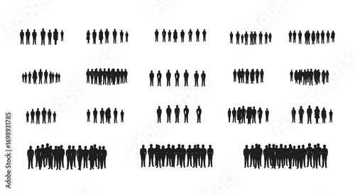 Crowds of people