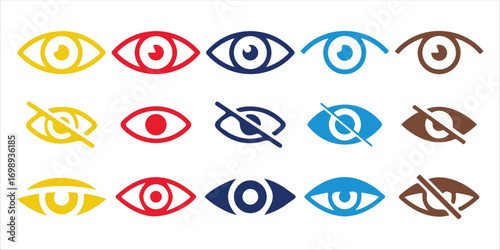 Watchful eye symbol for security
