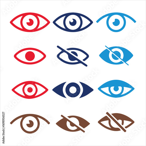 Minimalistic eye icon for your websites