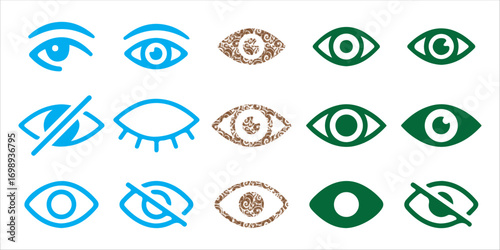 Eye icon for detailed vision focus for free