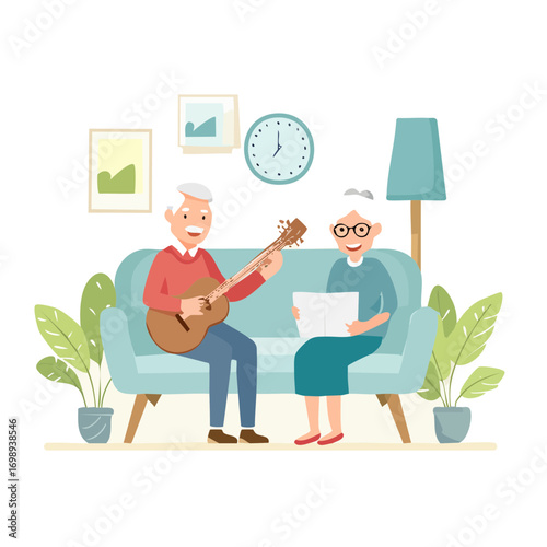 Senioren beim Musizieren