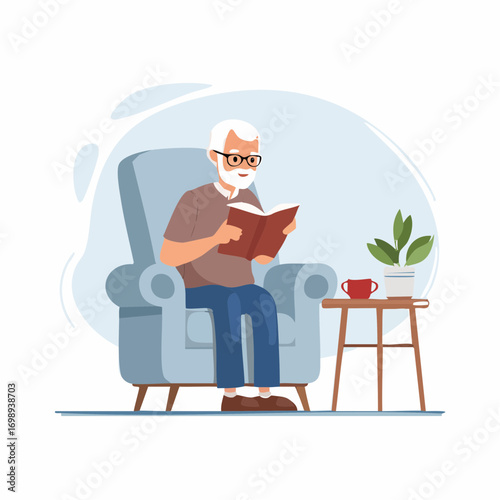 Senioren beim Lesen