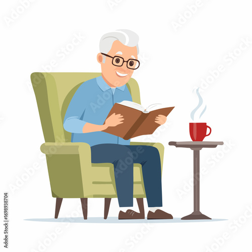 Senioren beim Lesen