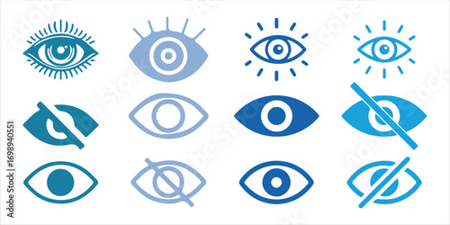 Eye icon for detailed vision focus for free