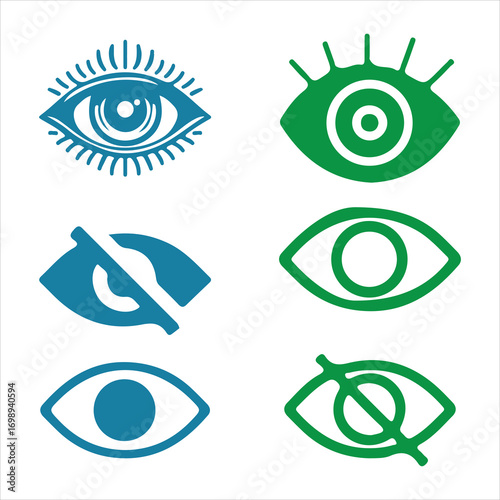 Eye icon for detailed vision focus for free